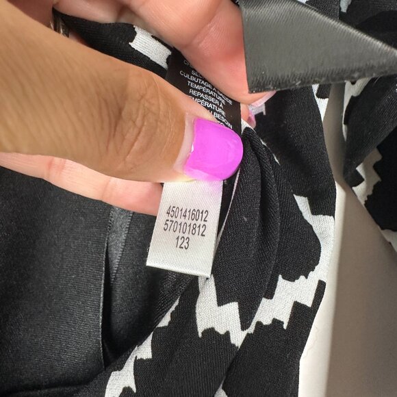 2/$30 White House Black Market 3 Quarter Sleeve Surplice Wrap Dress 0P #A0112 - Picture 6 of 8